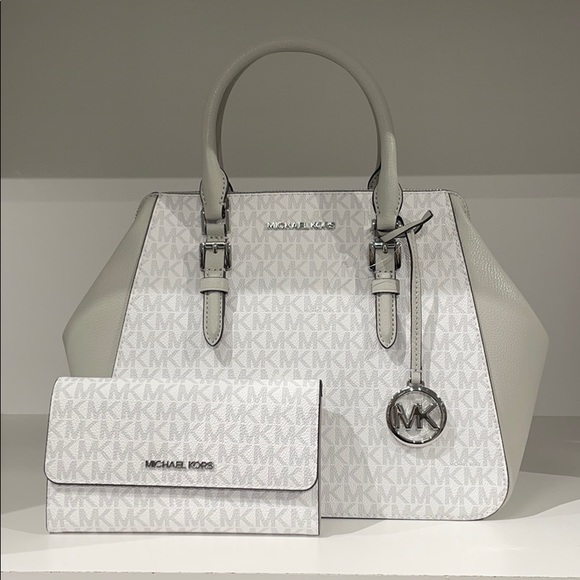 2pc MK Michael Kors satchel bag wallet set - Picture 4 of 10